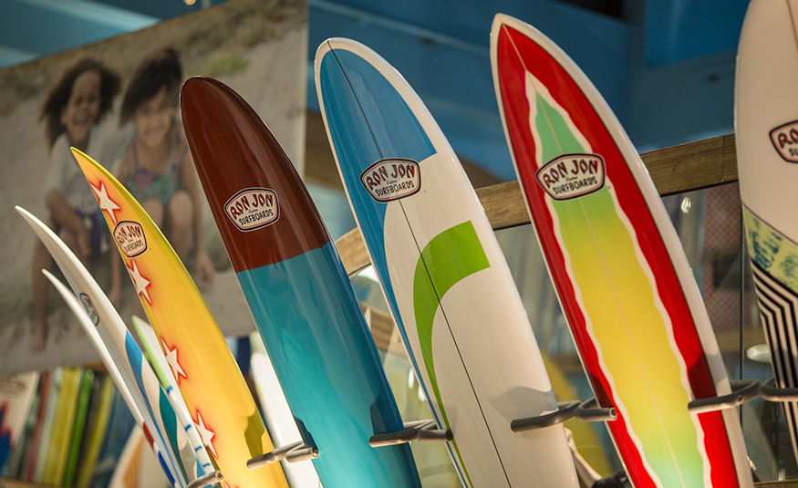 Ron Jon Surf Shop founder dies at 88 Founded by Manahawkin native Ron DiMenna, Ron Jon Surf Shop offers surf, sand and skate apparel, accessories and gear.