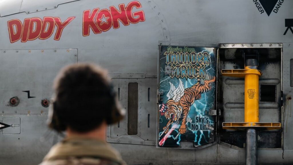 A-10 Warthog named ‘Diddy Kong’ is operating in the Middle East