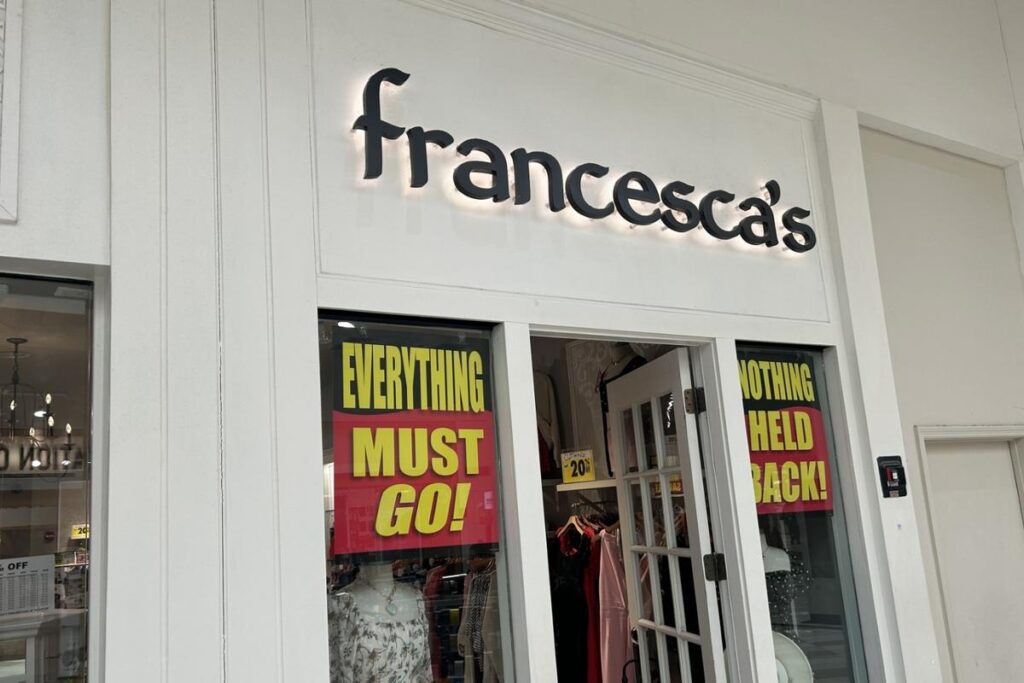 All Francesca's Stores Closing, Including Upstate New York