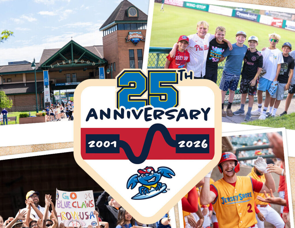 BlueClaws team to Celebrate 25th anniversary all summer long – Star News Group