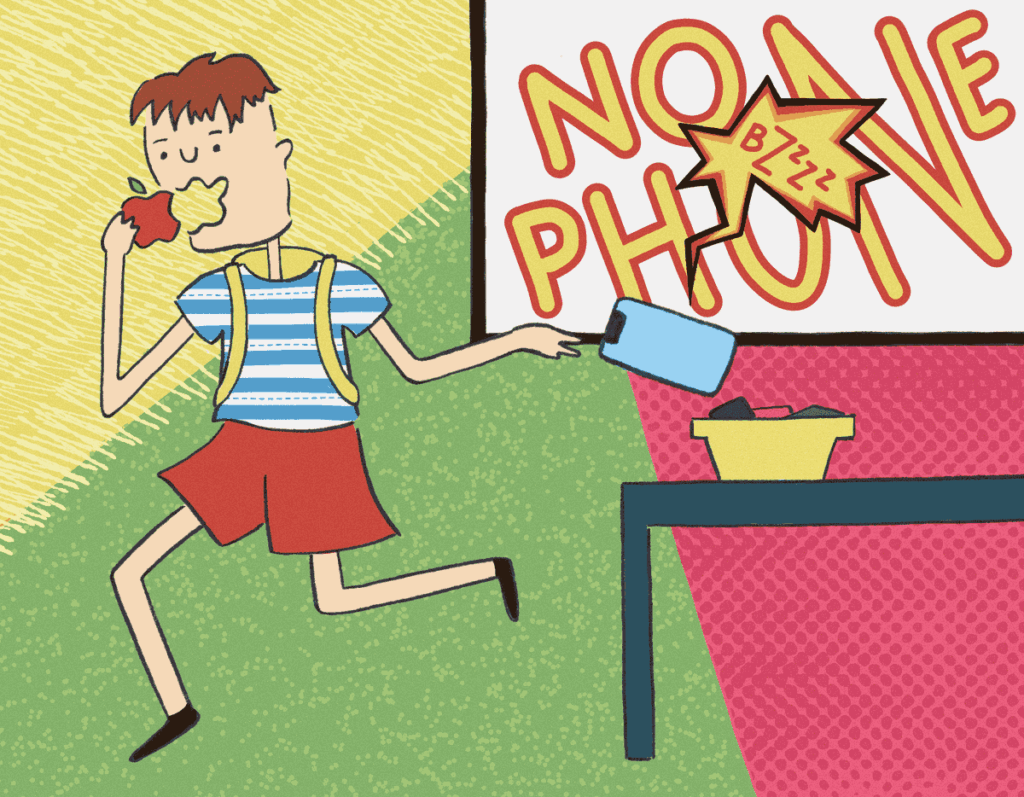 School Cellphone Ban Gets a Big Thumbs-up