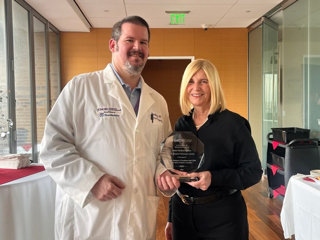 Shore Medical Center Presents Surgical Chairman’s Award to N.J. Hospit...