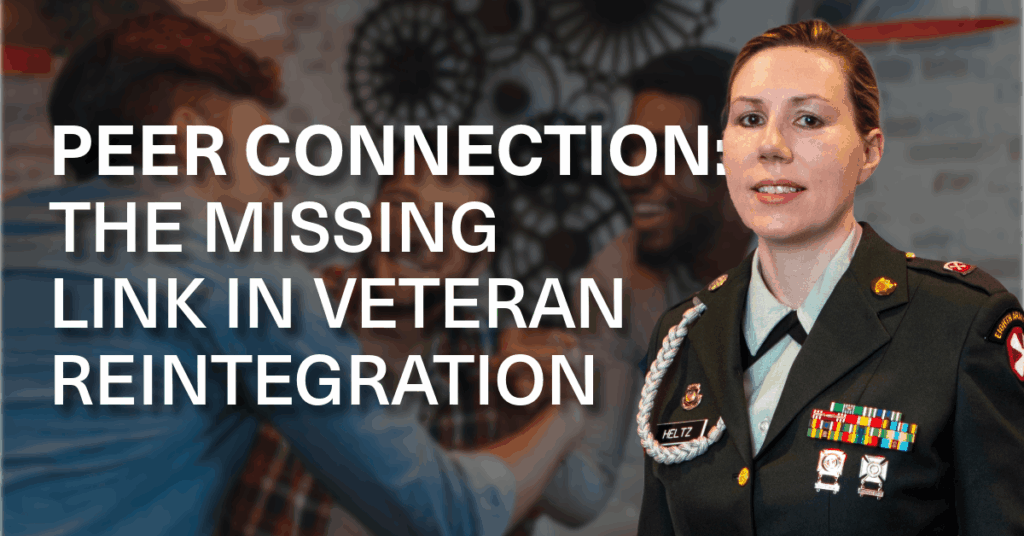 Why Peer Connection is the Missing Link in Reintegration