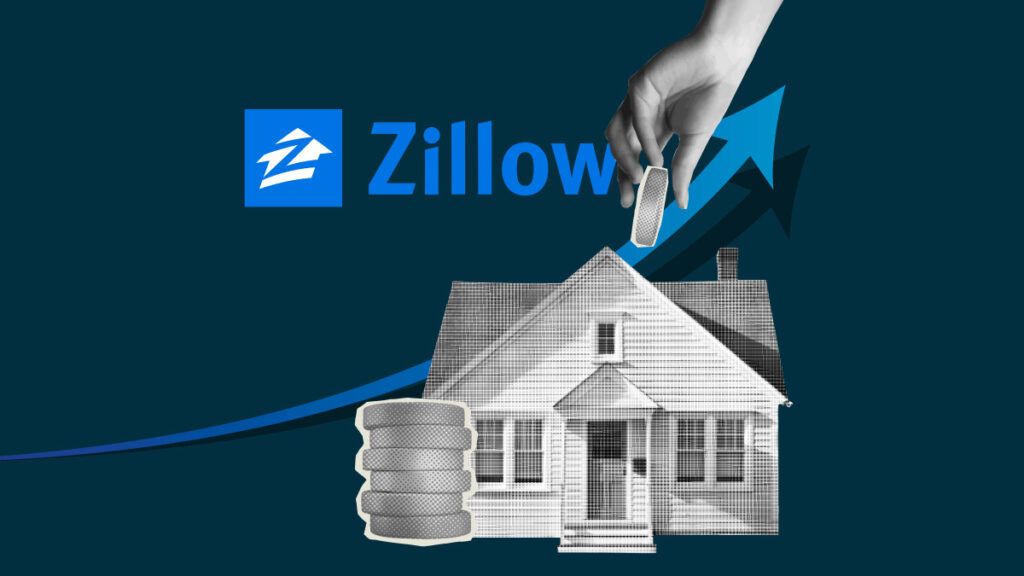 Zillow up arrow