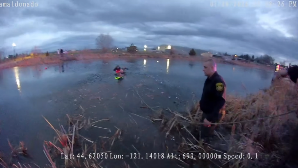 Bodycam shows Jefferson County deputies wade into frigid pond to rescue teens who fell through ice