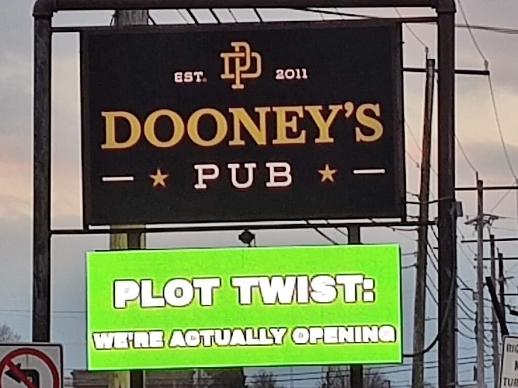 Dooney's Pub Egg Harbor Towship is Opening Their Doors