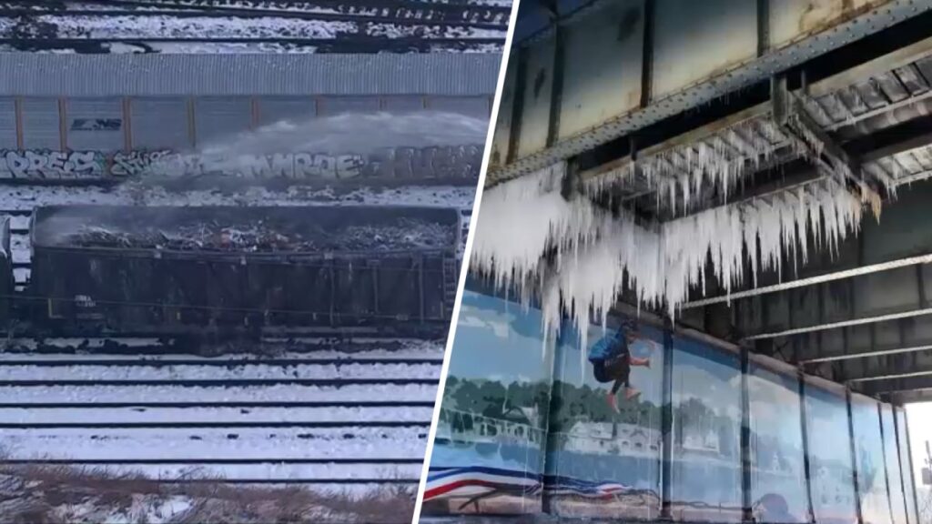 Firefighters put out hot spots from train fire near Falls Bridge – NBC10 Philadelphia