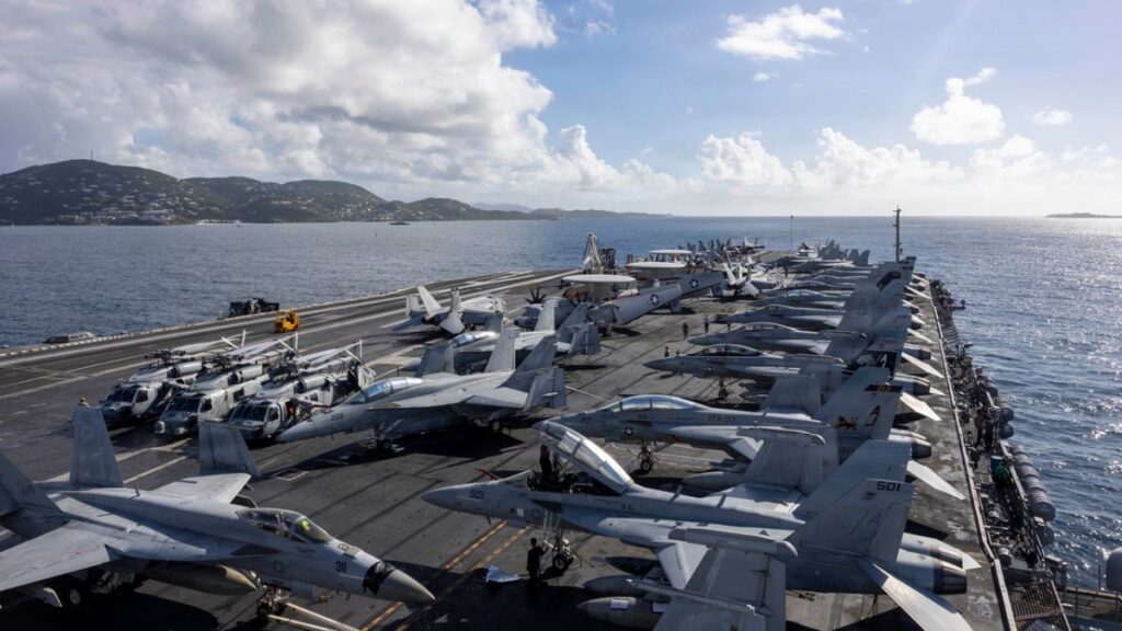 Ford carrier group ordered to the Middle East as part of US buildup