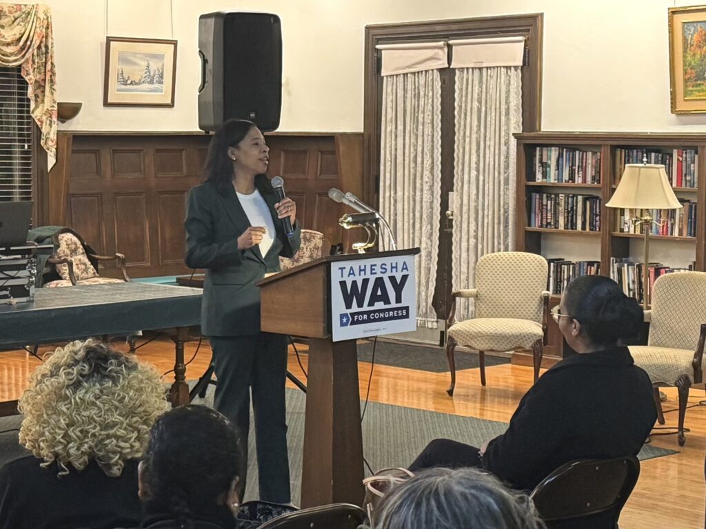 In crowded primary, Way says she’s the only candidate to counter Trump