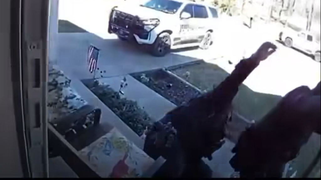 Monterey Police jab at officer, releases video of porch tumble: 'Rapid tactical descent'