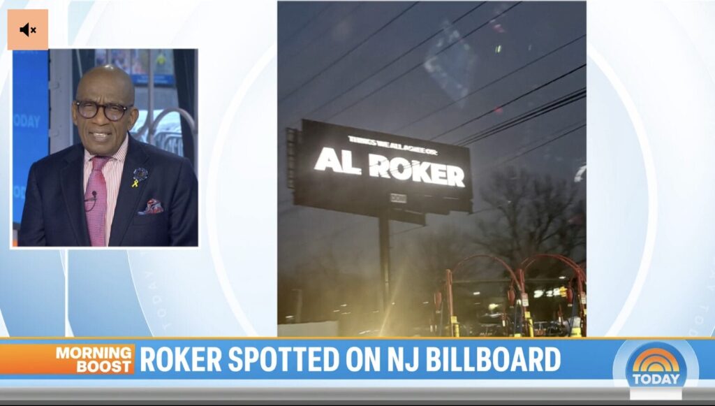 Mysterious Al Roker Billboard Pops Up in New Jersey