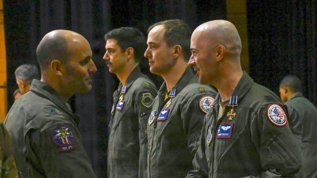 Pilots awarded Distinguished Flying Crosses for Iranian drone fight