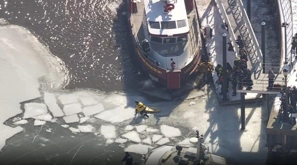South Jersey Firefighter Lost After Being Trapped Under River Ice