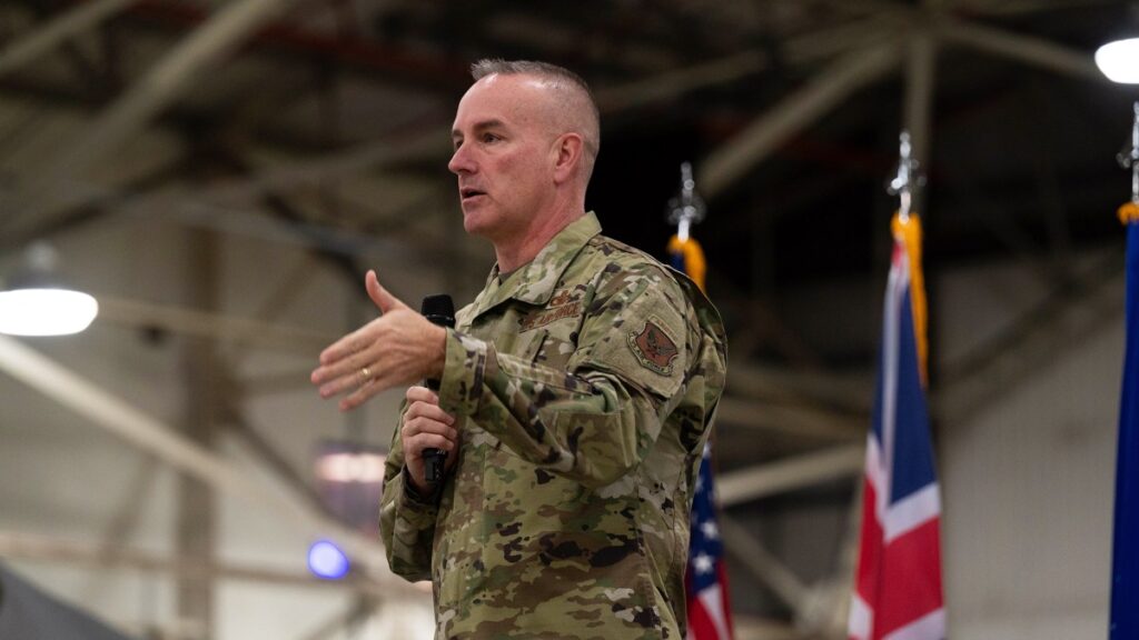 Top enlisted airman explains why he wears his father’s service pin