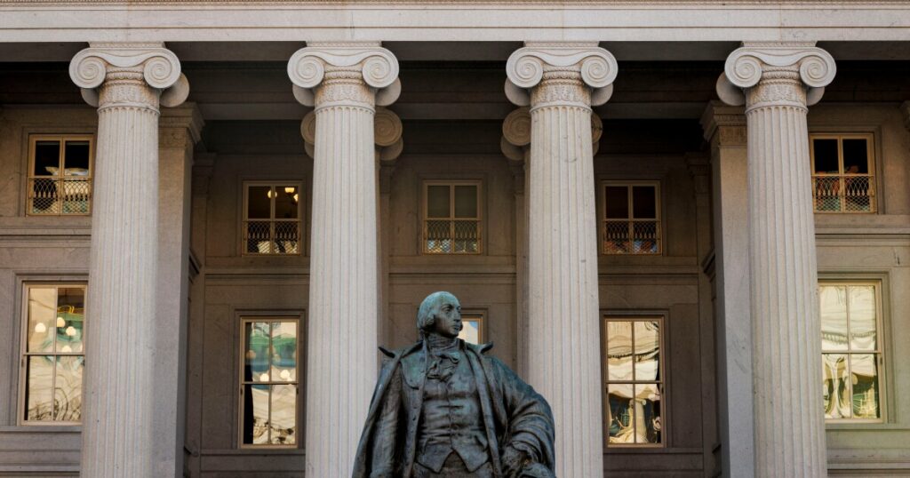 Treasury yields plunge, dollar hits key technical targets