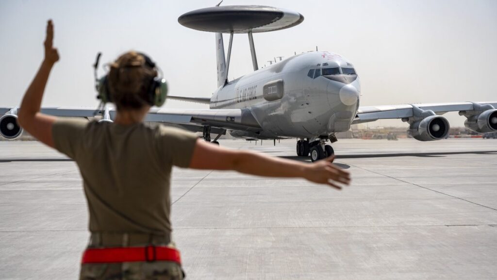 Where is the replacement for the Air Force's aging AWACS?