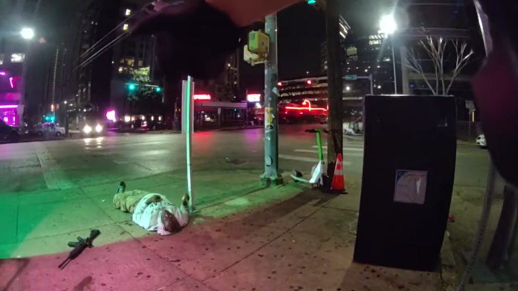 Body camera video of Austin entertainment district mass shooting