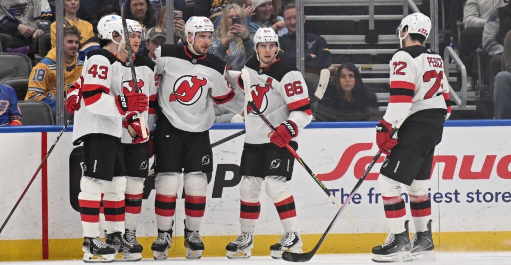 Devils Snap Losing Streak With Great Performances in 3-1 Win Over Blues