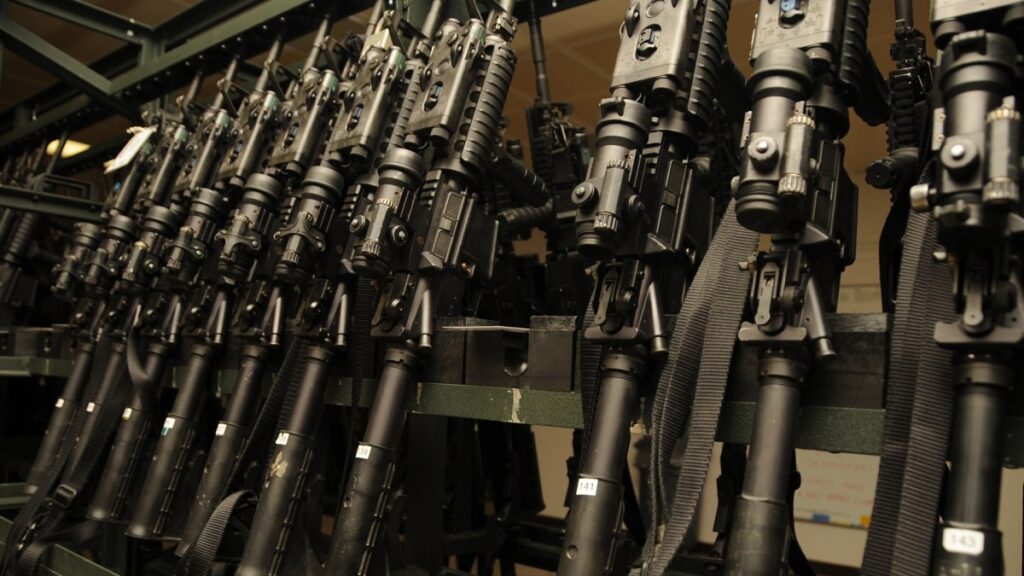 Air Force cargo hub stored weapons in unguarded building