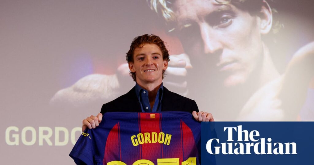 Anthony Gordon signs for Barcelona from Newcastle in £69.3m, five-year deal | Transfer window Anthony Gordon signs for Barcelona from Newcastle in £69.3m, five-year deal | Transfer window