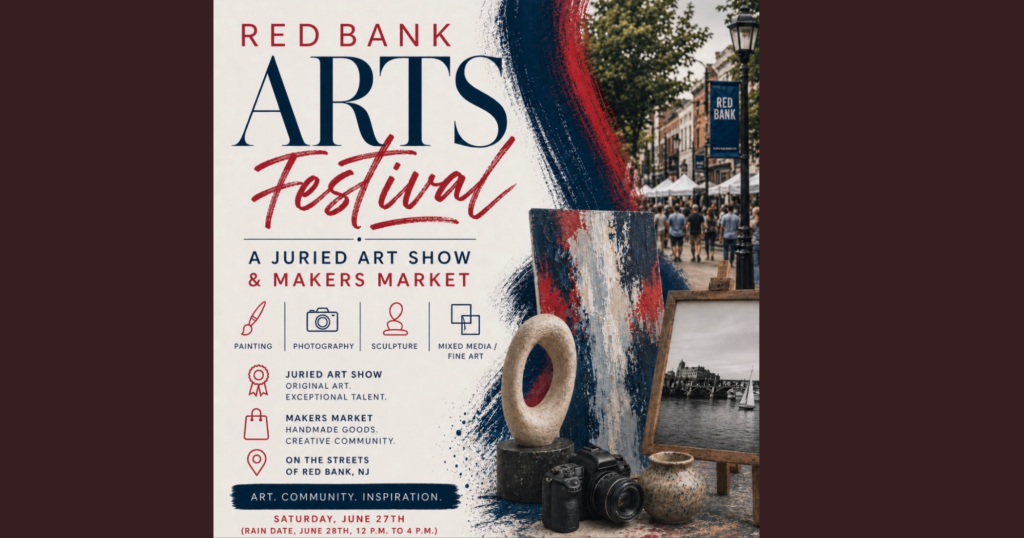 Applications Are Open for the Red Bank Arts Festival June 27th