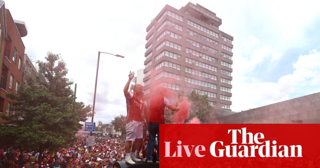 Arsenal’s Premier League trophy parade: title celebrations in north London – live | Arsenal