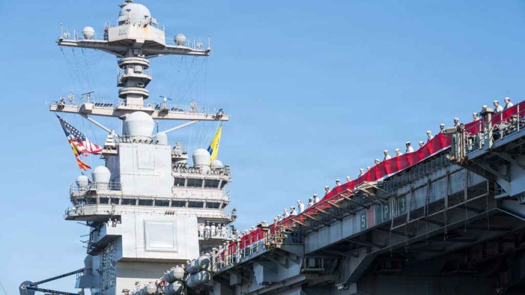 Ford Carrier Strike Group awarded rare Presidential Unit Citation