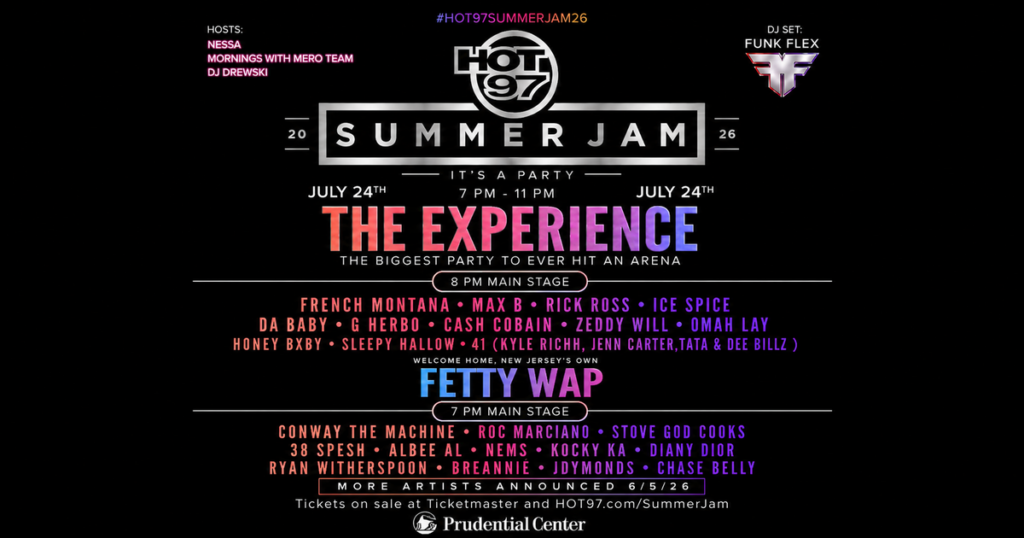 Hot 97 Summer Jam will return to Prudential Center in Newark; tickets go on sale this week Hot 97 Summer Jam will return to Prudential Center in Newark; tickets go on sale this week