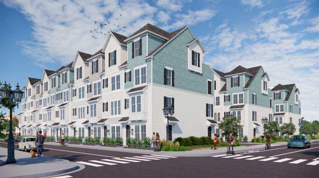 K. Hovnanian Lands Tax Break for Waterfront Residential Development in Atlantic City Terraces At Absecon Inlet Rendering