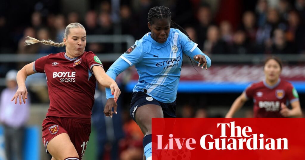 Liverpool v Arsenal, Chelsea v Manchester United, Manchester City celebrations: WSL final day – live | Women's Super League