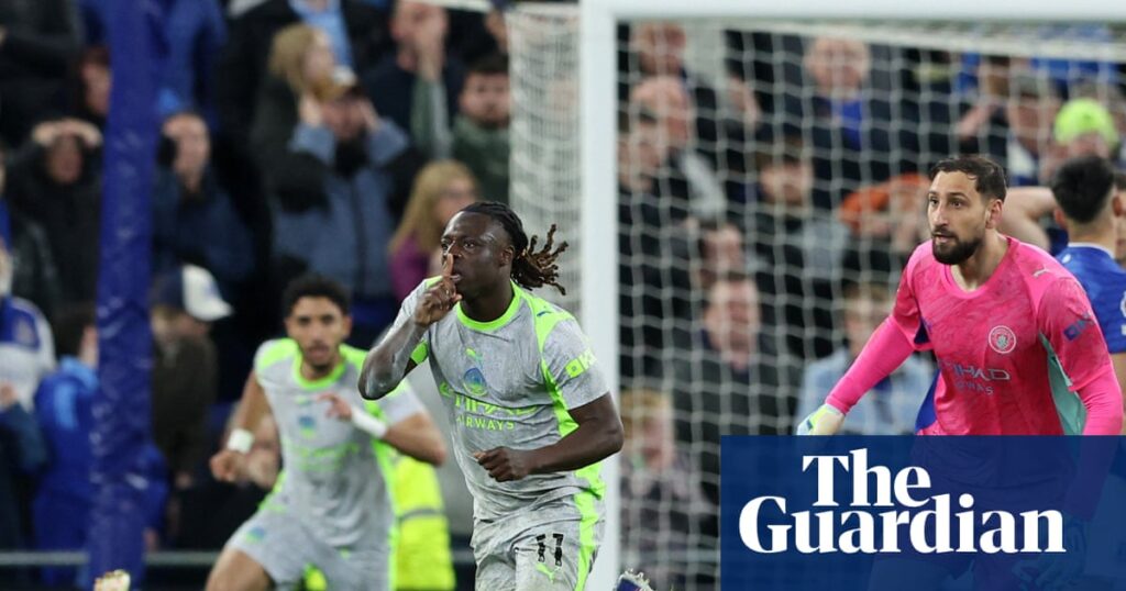 Manchester City’s wild draw at Everton hands Arsenal title edge despite Doku’s late strike | Premier League