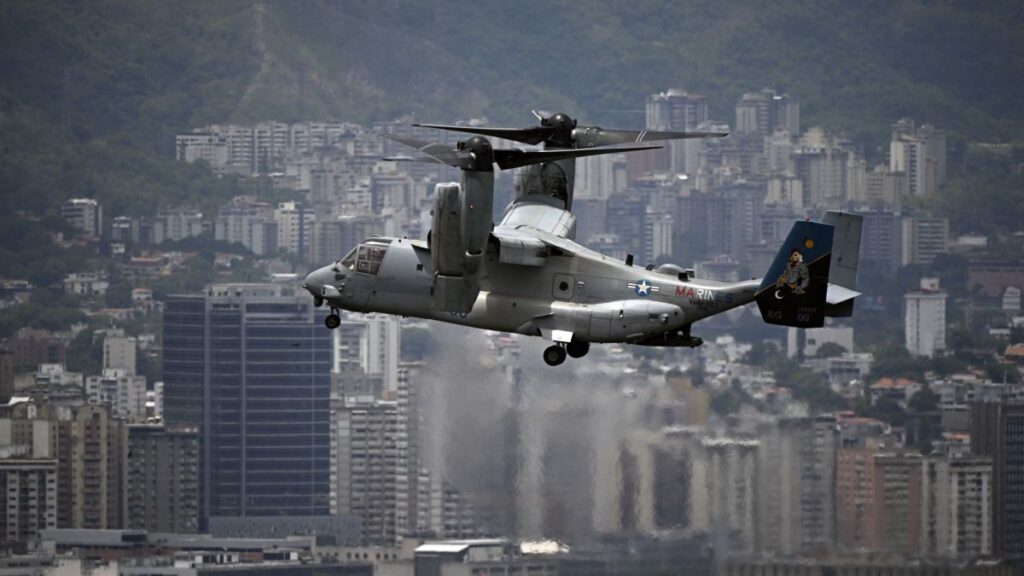 Marines stage mock evacuation at Venezuela embassy