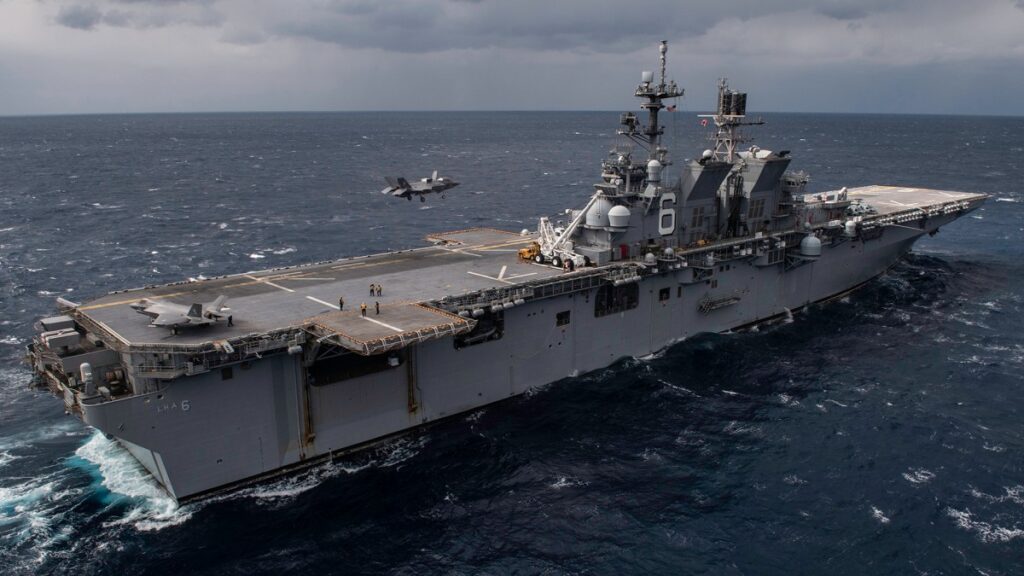 Navy says aviators can no longer command amphibious warships