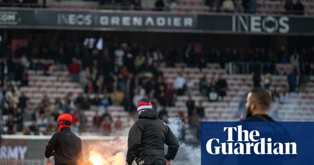 Nice fans direct fury at owners as club falls into Ligue 1 relegation playoff | Ligue 1