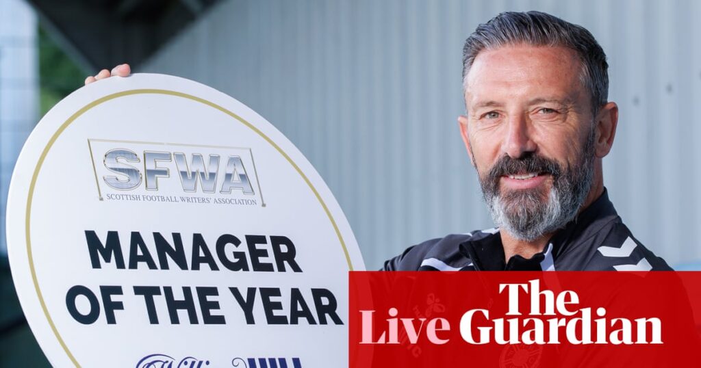 Scottish title finale latest, Coleman to leave Everton, Fletcher slams City Youth Cup ‘parade’ – football live | Premier League