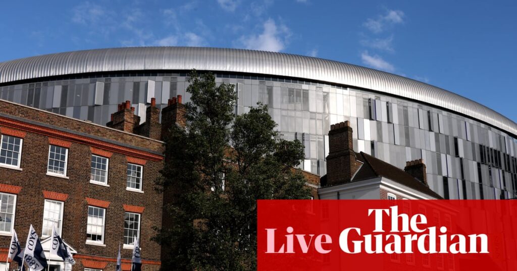 Tottenham v Leeds: Premier League – live | Premier League