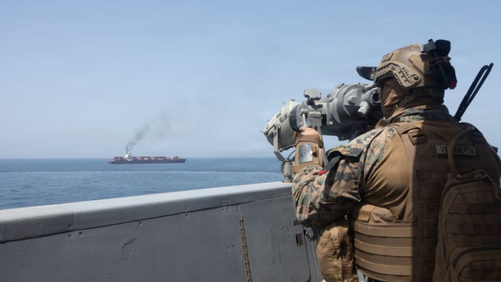 US will help ‘guide’ trapped ships out of the Strait of Hormuz