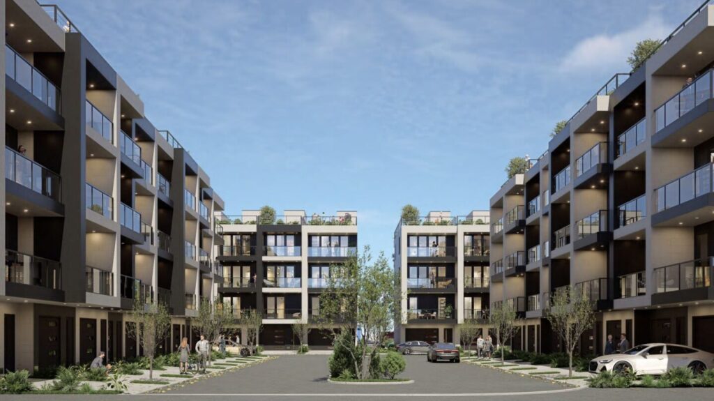 Atlantic City Approves Townhouses Near Former Atlantic Club Casino Colosseo Townhouses Rendering 1