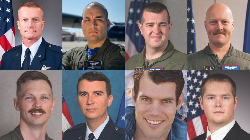 Edwards Air Force Base identifies victims of B-52 crash