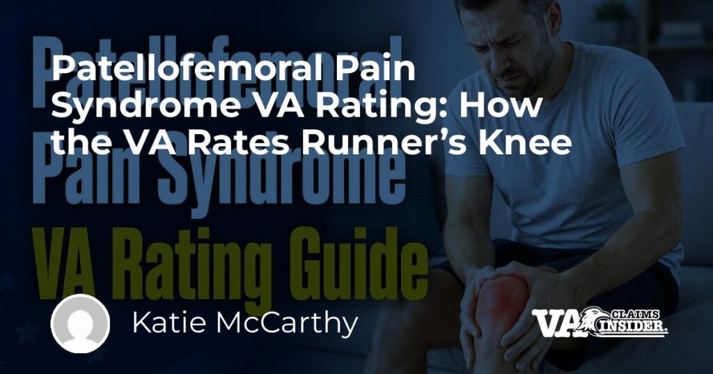 How the VA Rates Runner’s Knee 