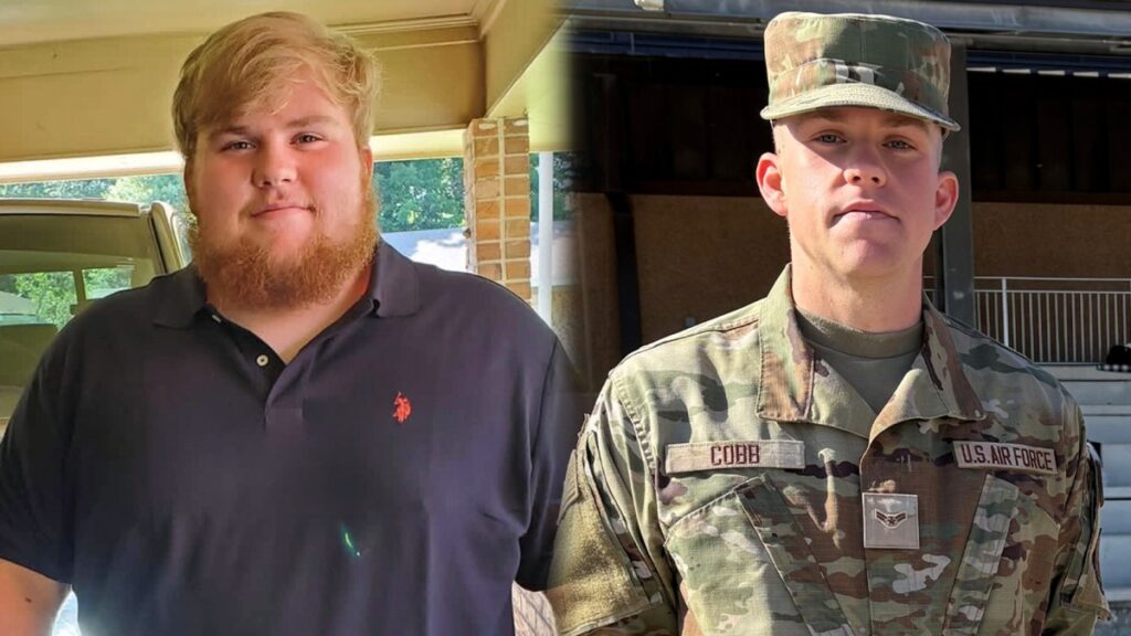Man loses 200 pounds to enlist in the Air Force