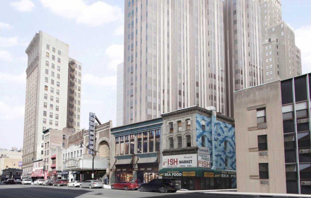 RBH Groups Reveals Updated Plan to Build Tower Behind Newark’s Paramount Theater