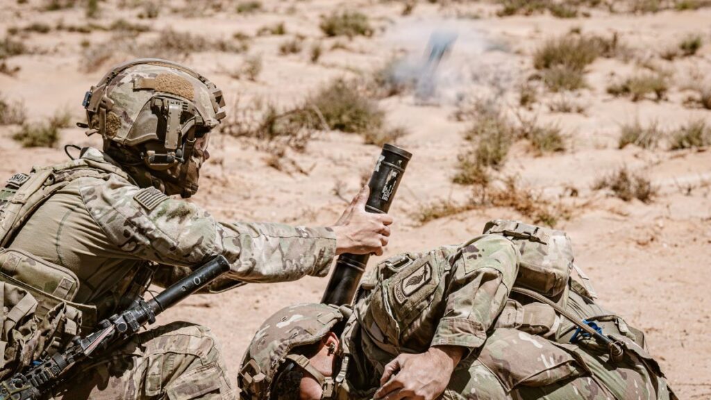 The Army has a mobile app that helps soldiers adjust mortar fire The Army has a mobile app that helps soldiers adjust mortar fire