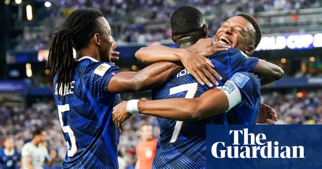 Two-hour storm break fails to stop France as Mbappé and Dembélé prove too good for Iraq | World Cup 2026 Two-hour storm break fails to stop France as Mbappé and Dembélé prove too good for Iraq | World Cup 2026