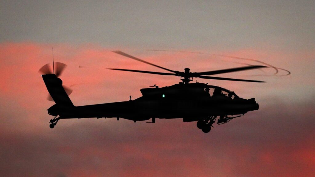 US Army Apache crew rescued after crash near coast of Oman