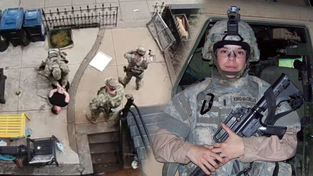 Video shows National Guard detain veteran in Washington, DC