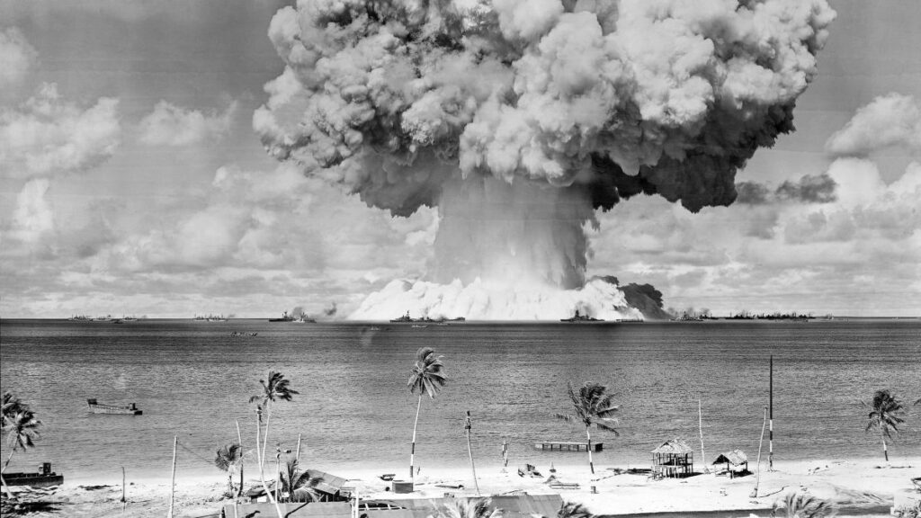 80 years ago, the military tested nukes on a fleet 80 years ago, the military tested nukes on a fleet