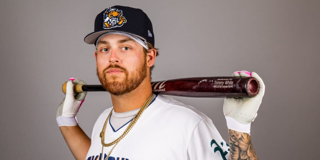 A's call up Tommy White, designate Aaron Civale for assignment (source)