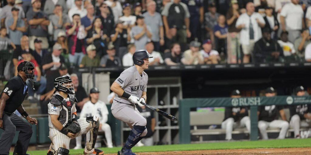 Ben Rice hits go-ahead RBI single in Yankees' win over White Sox