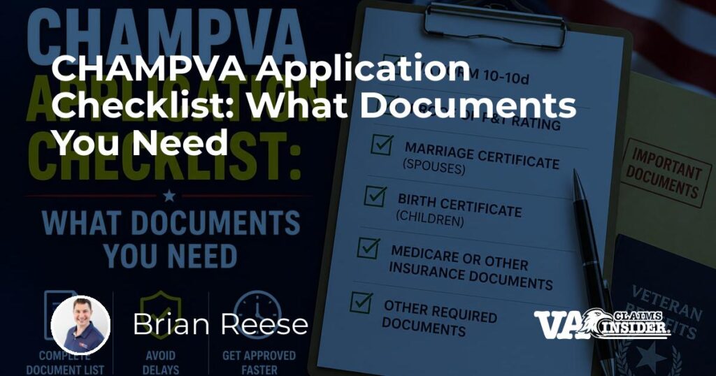 CHAMPVA Application Checklist: What Documents You Need